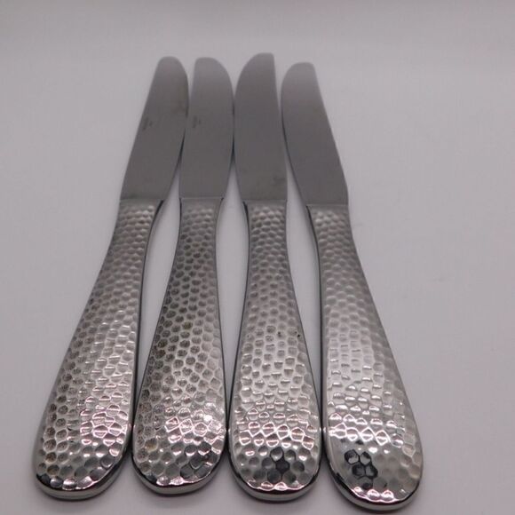 Wallace Brooklyn pattern set of 4 stainless steel butter knives - Picture 1 of 4